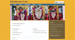 Desktop Screenshot of khadayatajyoti.org